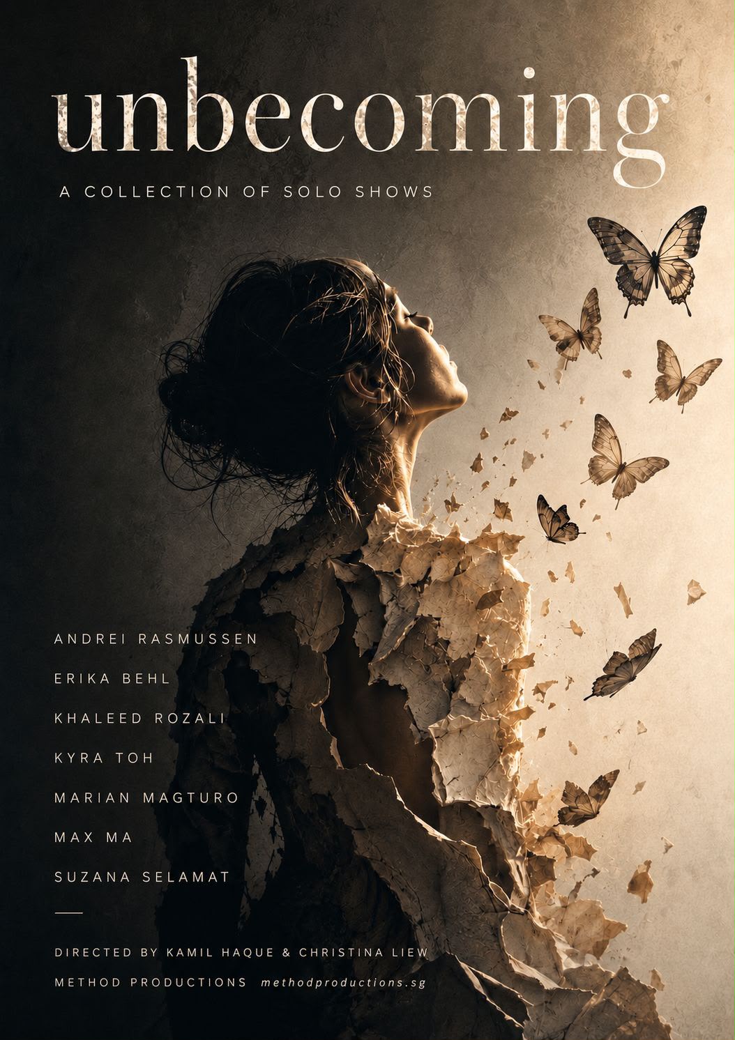 Unbecoming — A Series of Solo Shows poster