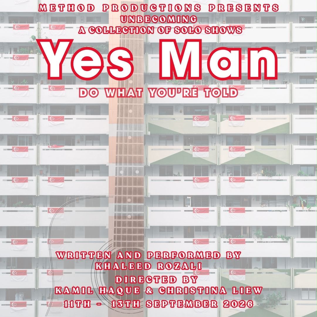 Yes Man — poster for the solo show written and performed by Khaleed Rozali